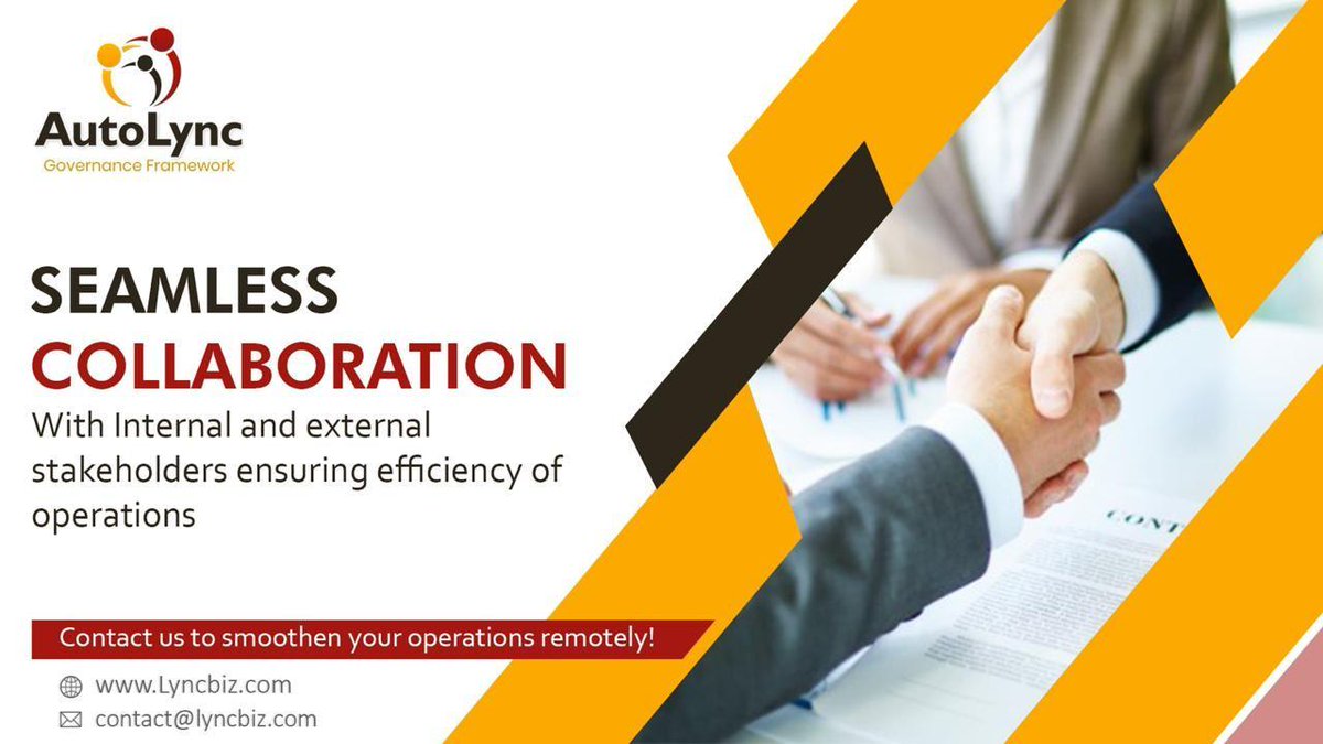 Lyncbiz's tweet photo. The governance framework ensures a consistent and coherent collaboration between the internal and external stakeholders, keeping them- engaged in decision making, informed with tailored made updates &amp; aligning their goals to promote smooth business operations #Autolync https://t.co/FLavEIpdgO