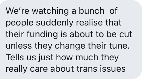 So. To keep their lovely money, er I mean refocus the discourse, we now have a new refrain - that women have penises, get over it!This is excellent. Queer Theory is a delicate beast. It can survive in a protected environment - like the campus of a third rate university -