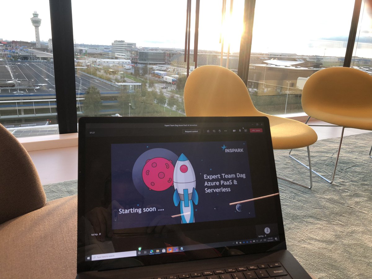 johanbiere's tweet photo. Expert team dag Azure PaaS &amp; Serverless start bijna met veel tech sessies op het gebied van #AzureAD  en applicatie modernisatie #Azure #identity #teamwork #B2C #Serverless @we_are_inspark https://t.co/X9gexkBlY7
