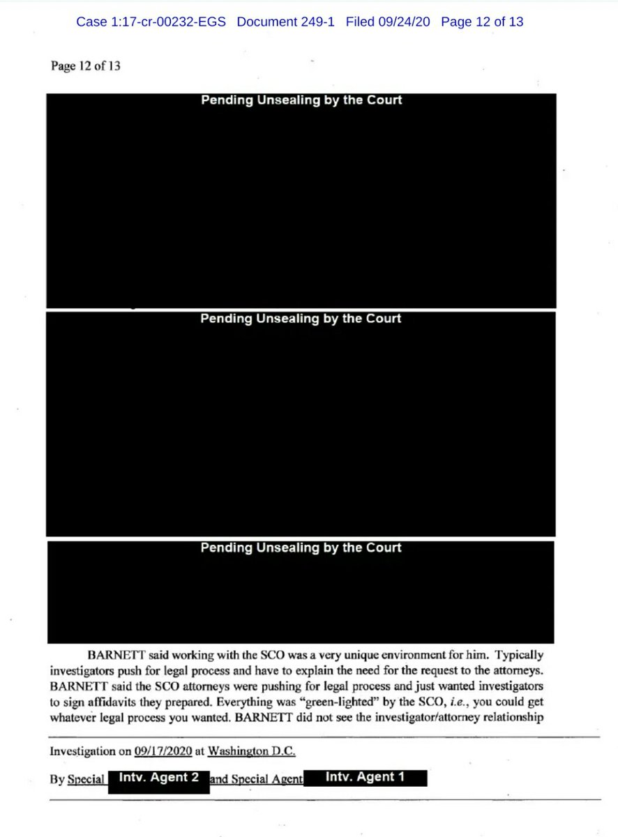 CONTD: Redacted Interview Of  @FBI Special Agent  #WilliamBarnett (12/13)