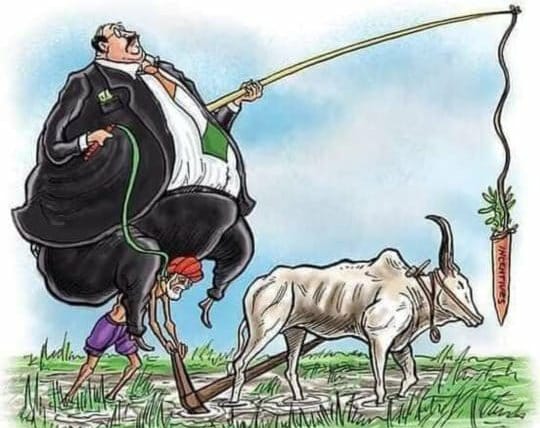 These laws will deregulate production, supply, distribution in agri-commodities, thus allowing big traders &amp; companies to buy up the produce, stock it &amp; sell it at prices they think fit. It will mean an end to govt purchase of important produce like food grain.

#NoToFarmBills