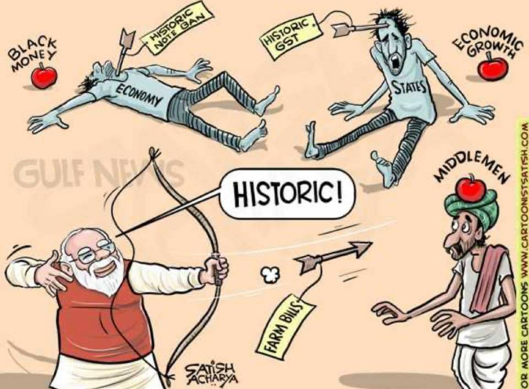 11 major Central Trade Unions &amp; many federations have declared their unstinted support 2 the call by AIKSCC 2 hold Countrywide Protests through demonstrations, Rail Roko, Rasta Roko etc aginst the anti-farmer destructive bills being pushed through by the Modi Govt
#NoToFarmBills