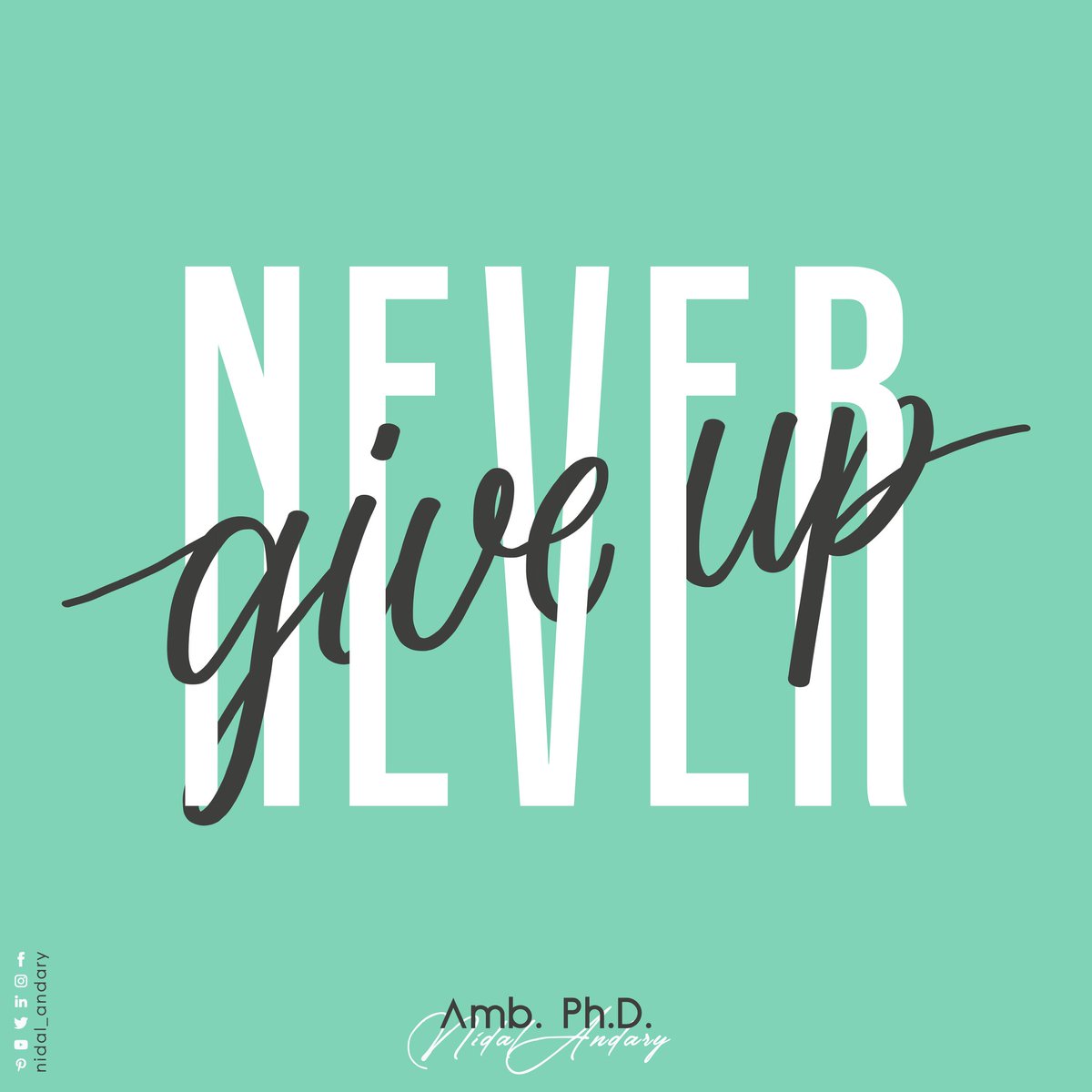 AndaryNidal's tweet photo. Follow my Official Accounts @nidal_andary: 
Facebook, Twitter, Instagram, LinkedIn, YouTube, Pinterest. https://t.co/XFmivQUiDr