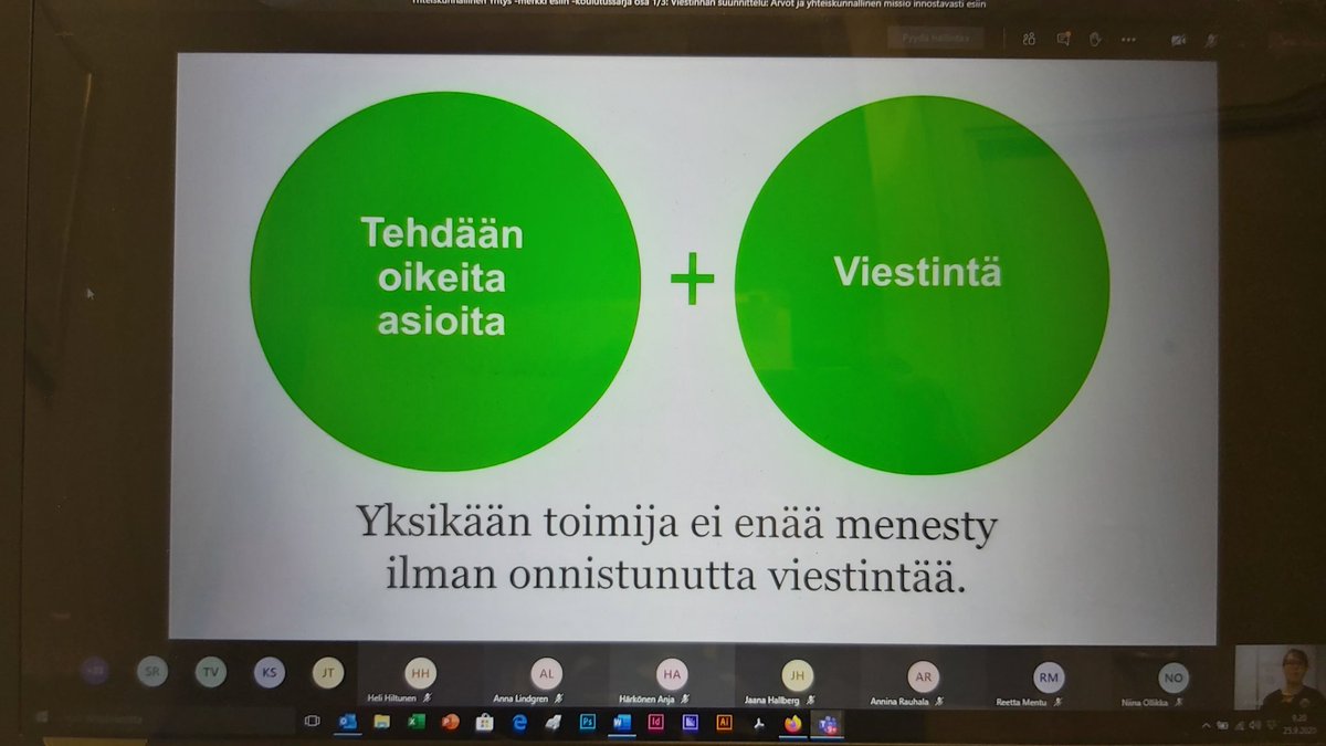 Kuinka tuoda työyhteisön #arvot ja sen tuoma yhteiskunnallinen hyvä kiinnostavasti esiin? Menestyvissä yrityksissä #viestintä on nostettu strategiseksi menestystekijäksi. #YhteiskunnallinenYritys -merkki esiin -koulutussarja alkoi.  Kiitos @SuomalainenTyo  <a href="/Communike/">communike</a> <a href="/HeidiKorva/">Heidi Korva</a>
