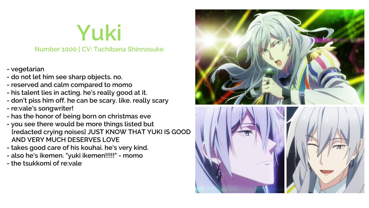 Second BEAT! introduces another group to the cast: Re:Vale! This duo is incredibly iconic and beloved in IDOLiSH7’s universe, and have been around for five years. Known for their married couple act, they consist of Momo and Yuki.