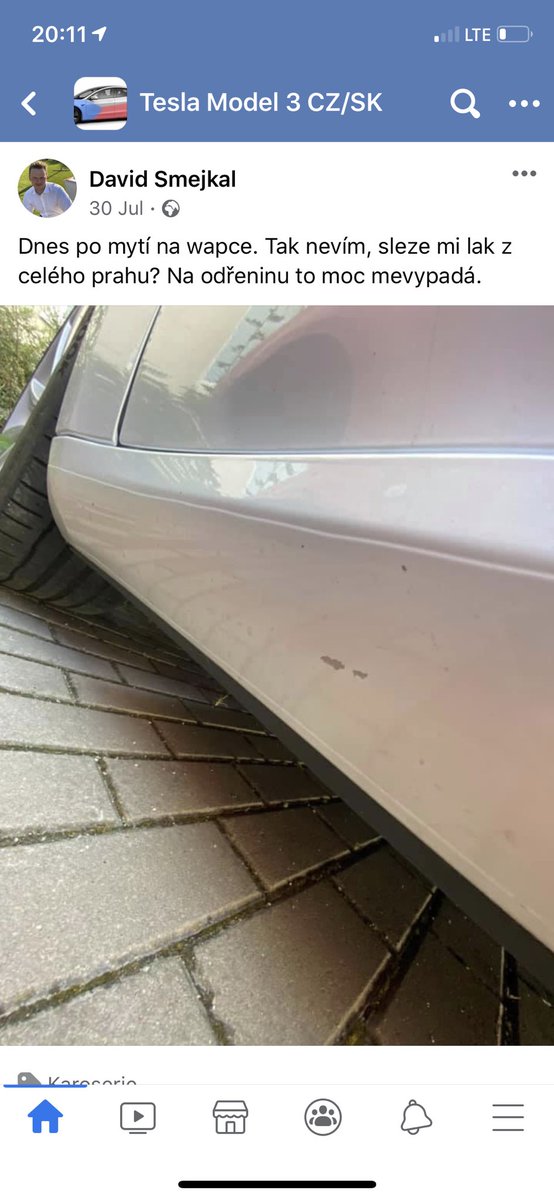 Regarding negative posts this group is ofc dominated by  #Teslapaintissues. From paints being done wrong from the get-go, to owners seeing paint disappear in front of their own eyes, to owners seeing herrible paint repair work be done by Tesla’s licenced bodyshop.