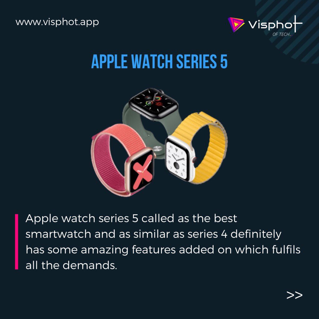 visphot's tweet photo. To know more about the specifications and more about each one of them, tap on our article link or visit our website
➡️ https://t.co/XAAQQNQkDi
➡️ https://t.co/TGIYkgXOnL 
@fitbit @Apple @oppomobileindia @SamsungIndia @Fossil #Top5 https://t.co/jMssd8tvH5