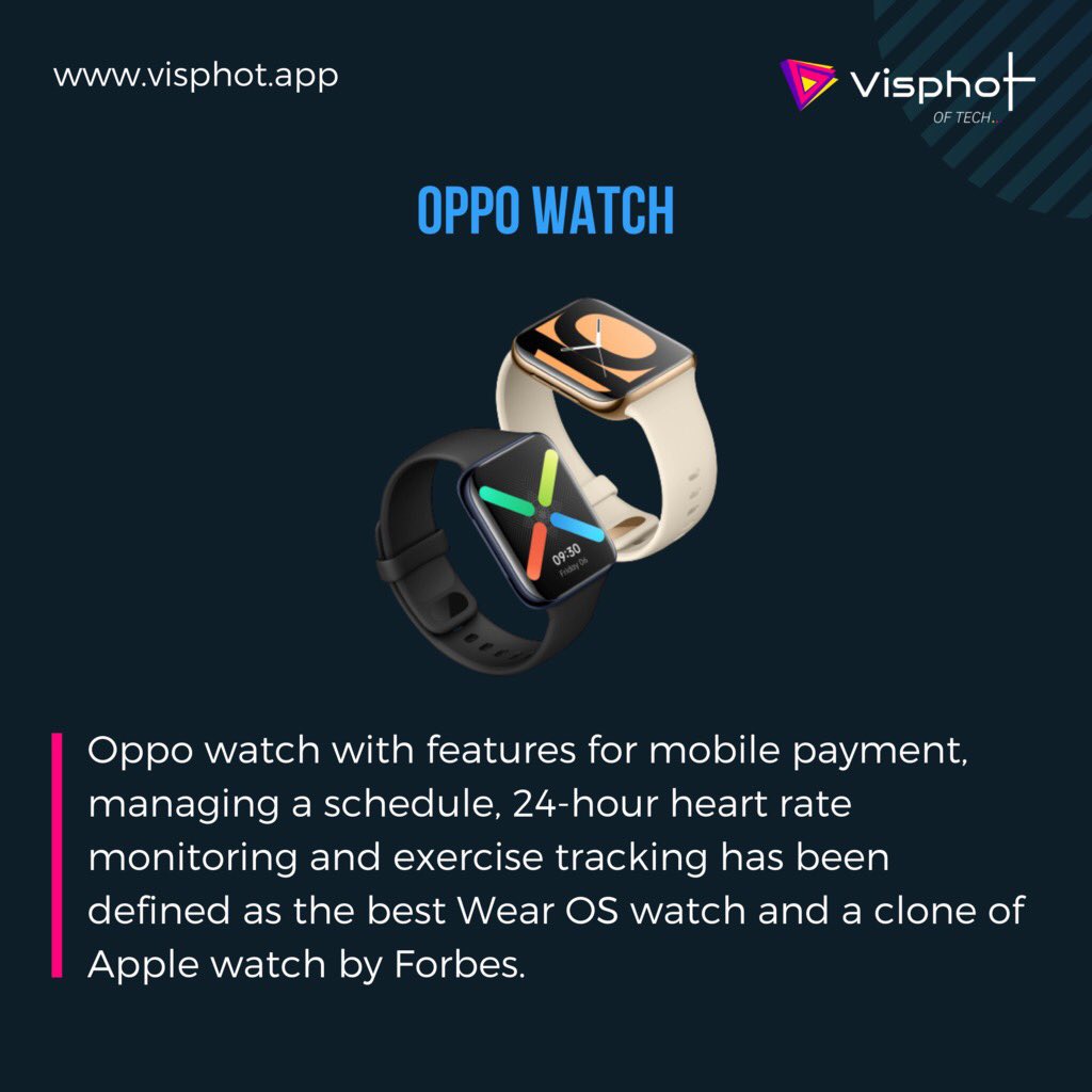 visphot's tweet photo. To know more about the specifications and more about each one of them, tap on our article link or visit our website
➡️ https://t.co/XAAQQNQkDi
➡️ https://t.co/TGIYkgXOnL 
@fitbit @Apple @oppomobileindia @SamsungIndia @Fossil #Top5 https://t.co/jMssd8tvH5