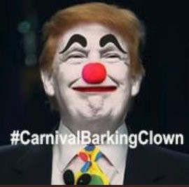 ElbaSaavedra3's tweet photo. If elected a clown, expect a circus.
#TrumpCoupPlot
#TrumpCoupPlotWillFail
#TrumpIsALaughingStock
#TrumpShitShow https://t.co/tEn5WfNO6k