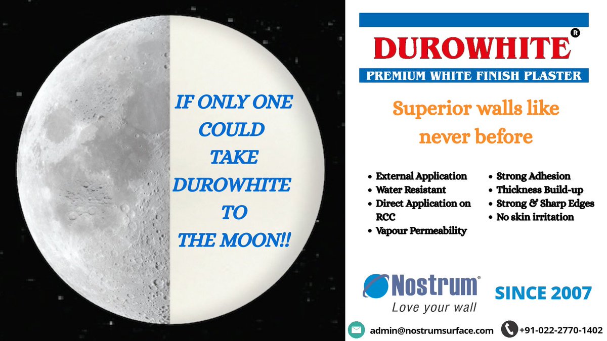 Durowhite Finish Plaster tweet media