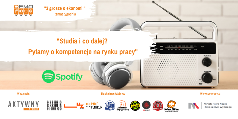 OFMApl's tweet photo. Dziś w #3groszeoekonomii: Studia i co dalej? Pytamy z @DGPrawna. To jedno z pytań, na które odpowiadają Anna Budzanowska - @NAUKA_GOV_PL,  @d_lezanski -@psrporgpl, Krzysztof Pietraszkiewicz - #PFAG i Małgorzata Lelińska -@LewiatanTweets

Zaprasza @piotrekto o 13.45 w @radiokampus https://t.co/zSV0bJdrty