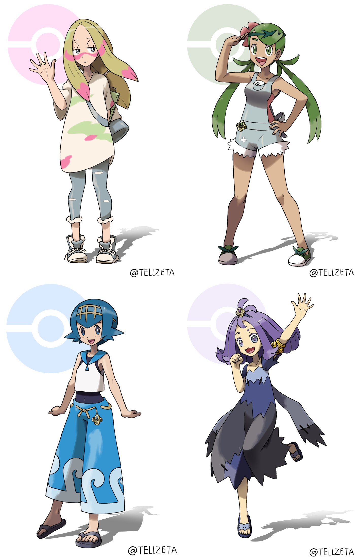 テルzeta ウマ娘多め 絵師は初投稿イラスト最新イラストお気に入りイラストを見せる見た人もやる 記録上 16年に初めてtwitterへ投稿したサンムーン主人公のイラスト お気に入りのリーリエズ そして 今月投稿した最新のアローラ娘たち T Co