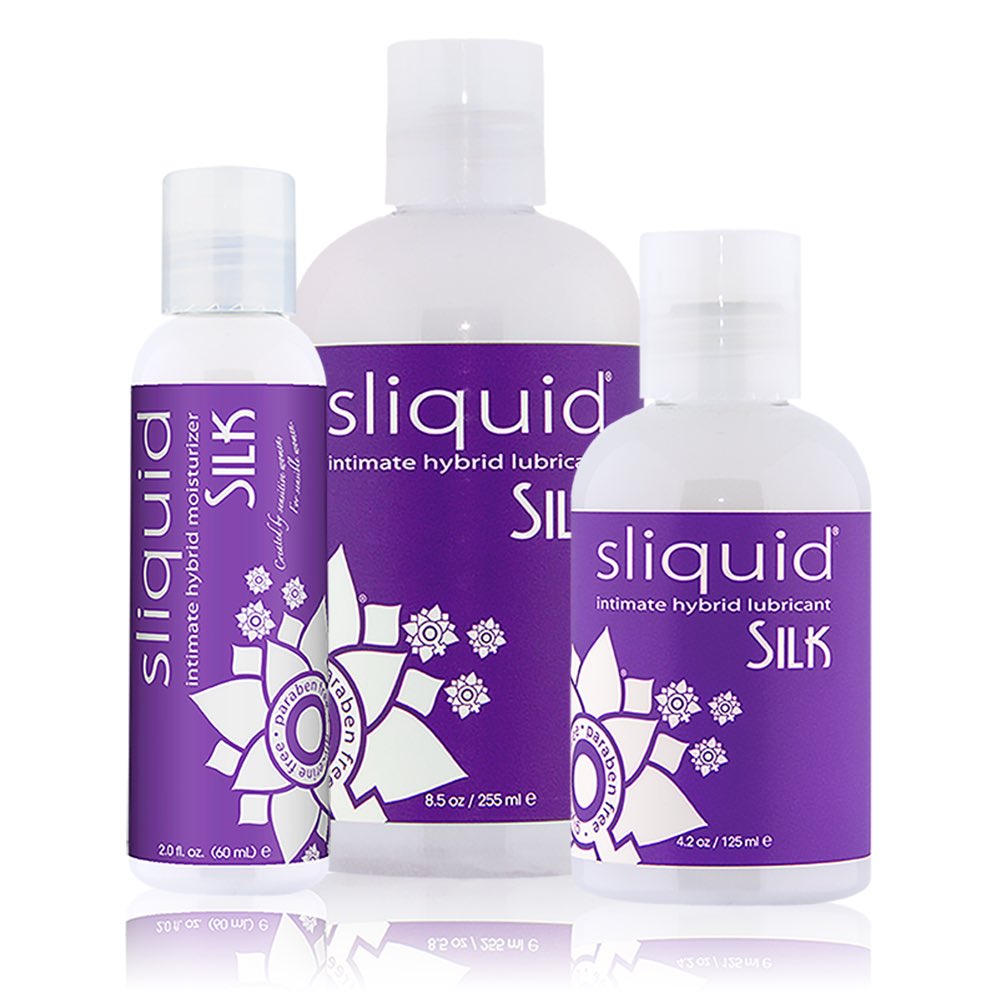 if you're sensitive & lubes make you burn or itch, try these! They're unscented, vegan, medical grade, pH balanced & amazing. I love the silk because it can be used for all activities but the H2O is awesome if you're sensitive to silicone!