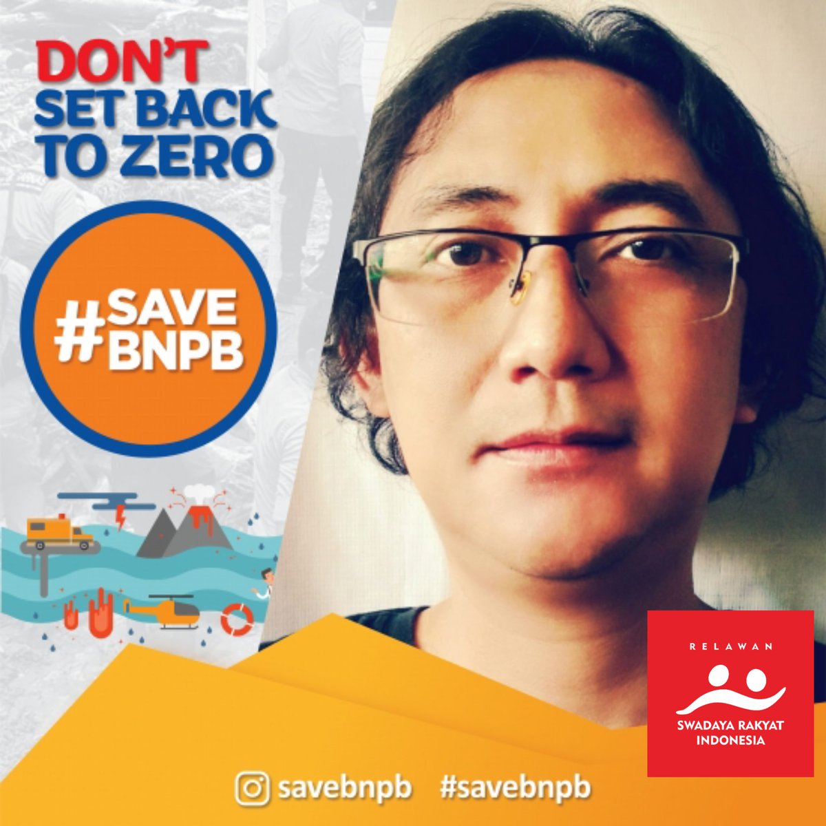 Mari beri dukungan untuk BNPB

Klik link ini twibbonize.com/SAVEBNPB
Browse image
Klik camera kalau mau berfoto terbaru, atau klik file utk insert foto yg sdh ada

Edit, cocokan foto dlm bingkai

Klik upload image

Setelah foto keluar klik tanda panah disudut kiri atas

#SaveBNPB