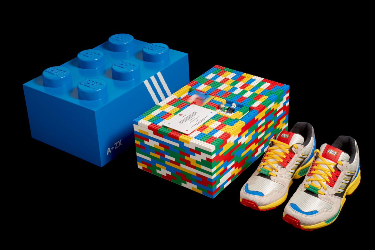 midnightclub___'s tweet image. A-ZX | LEGO 

1:1600 scale replica bricks encase a shoebox made from 763 individual LEGO pieces, including a bespoke figurine for each recipient.

Custom product packs for a mad collab w/ @adidasoriginals x @LEGO_Group 

Hand-made in London
Shipped Worldwide 🌎