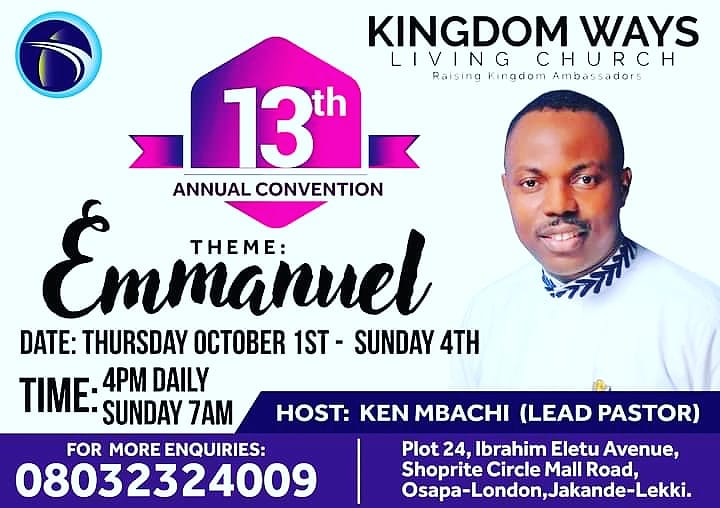 Lydiaanlc's tweet image. "Ordinary stones are abundant but precious stones are scarce"AKM
Join us as we celebrate GOD's faithfulness 
#13thAnniversary
#EMMANUEL(GOD IS WITH US) 
@kenmbachi
@kingdomwayslivingchurch
@okey_ike
@christabelkare1 
@ChienyemU 
@DeExceptionalz 
@MissJenie