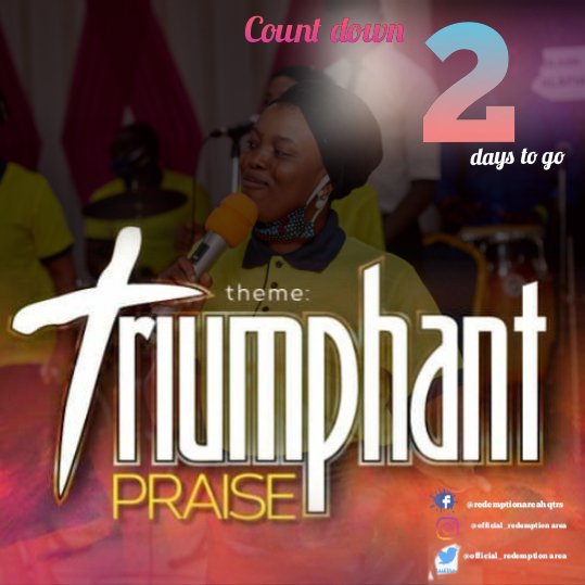 redemptionarea's tweet photo. We will triumph in thy salvation, and in the name of our God will we set up our banners. Jehovah fulfil all thy petitions! Psalm 20:5
@bigfemo_

#triumphantpraise #3hourspraise #rccgredemptionp https://t.co/llc52C99Gf