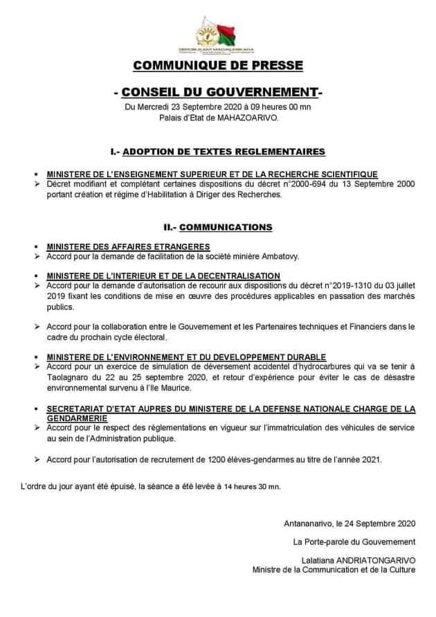 Une avancée majeure dans le monde de l’Enseignement Superieur et de la Recherche Scientifique. Après une année de suspension, la soutenance de HDR va enfin être autorisée.