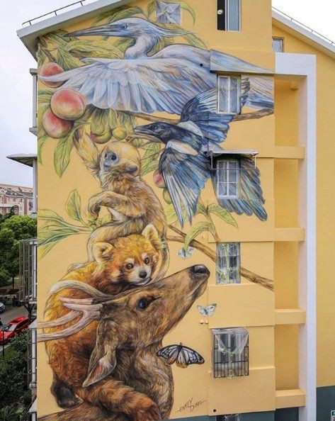 dorner_martina's tweet photo. Streetart by
#EmilyDing https://t.co/2pEqffoMmn