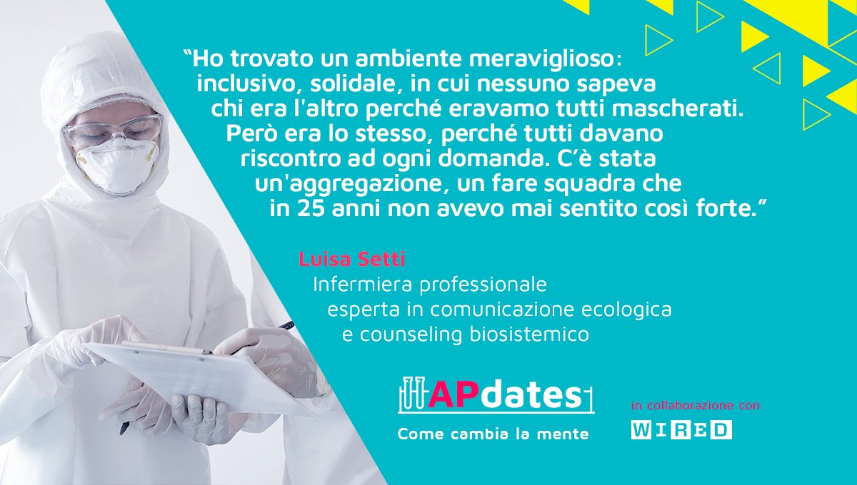 AngeliniPhIT's tweet photo. 📹Medici e infermieri durante il #Covid19: eroi fragili che hanno dimostrato un immenso coraggio
Ne abbiamo parlato con @Luisa95707513, @giuseppegenna, Gioacchino Pagliaro, @Ivan200001 e @AngelaCinicolo nella 5° puntata di #APdates
Rivedila qui 👉🏻https://t.co/QXdHHOWq4K https://t.co/TDY8rmydmI