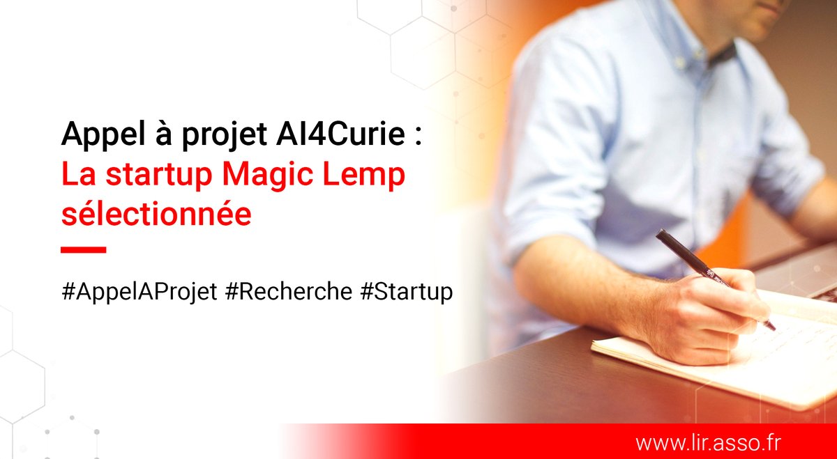 Appel à projet AI4Curie !

La start-up <a href="/MagicLemp/">MagicLemp</a> a été sélectionnée par l'<a href="/institut_curie/">Institut Curie</a> et Swiss Life

#AppelAProjet #Recherche #Startup <a href="/SwissLife_Fr/">Swiss Life France</a>

👉  swll.to/6AVQrDu