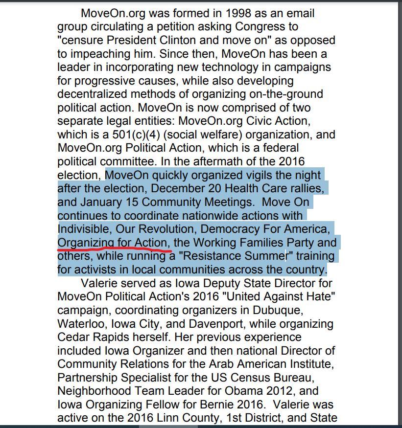 Thread1st ever, Direct - 100% Evidence - Obama WAS THE RESISTANCE AND ANTIFA, with his OFA (Organizing for action) and associated Indivisible both being led by Moveon.And it gets better, he worked alongside Marxist "Our Revolution." https://idp1st.org/dcc_workshop2017/1D%20workshop-18%20point%20font%20master.pdf