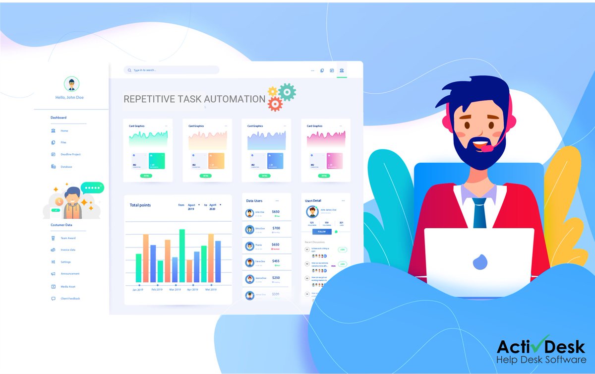 DeskActiv's tweet image. Increase your customer service team's efficiency by automating repetitive and mundane tasks #efficiency #automation #helpdeskticketingsystem #ActivDeskHelpDeskSoftware