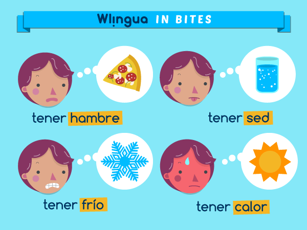 Usa el verbo “tener” para indicar sensaciones o necesidades físicas.  #lovespanish #learnspanish #spanishlesson #aprenderespañol #español #spanish