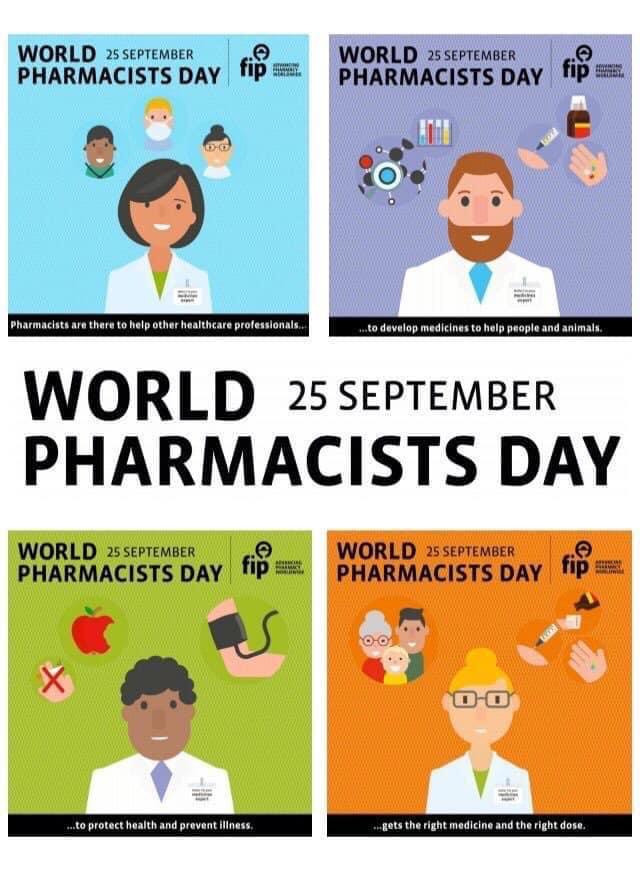 Happy World Pharmacist Day Everyone! 🎉🎉🎉Theme this year #transformingglobalhealth
Great to have a day to celebrate everything #pharmacists do to help their patients and their communities worldwide! 
#WPD2020 #CWPams #CPhOGHFellows @RPSScotland  @CW_Pharmacists @jacquisneddons