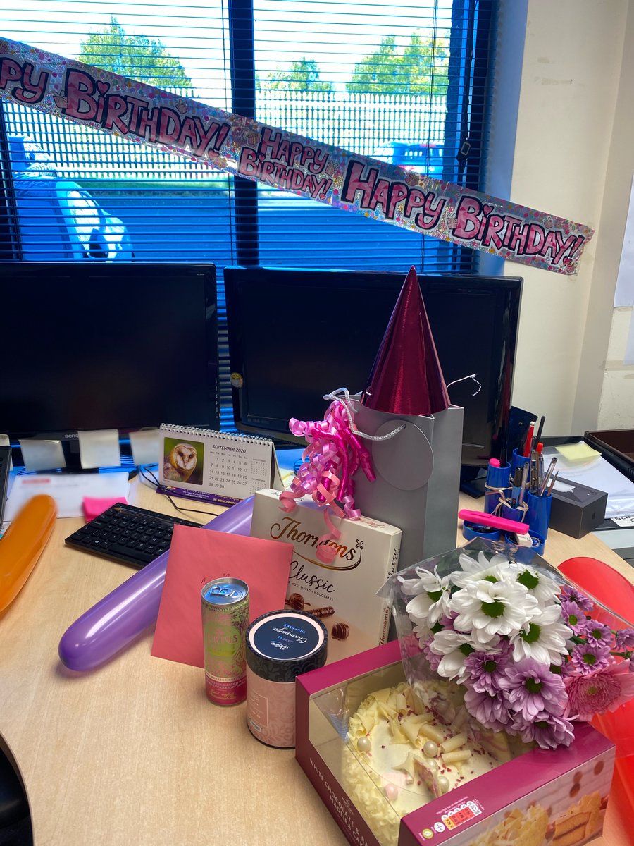 LtdJpr's tweet photo. An early birthday celebration for our lovely admin officer - Adele! 🥳🎉 It's Friday, the sun is shining and we have endless amounts of coffee's and cake to get through ☀️😀👍🍰 HAPPY BIRTHDAY 🎈🎁 https://t.co/qNVEyvahsV