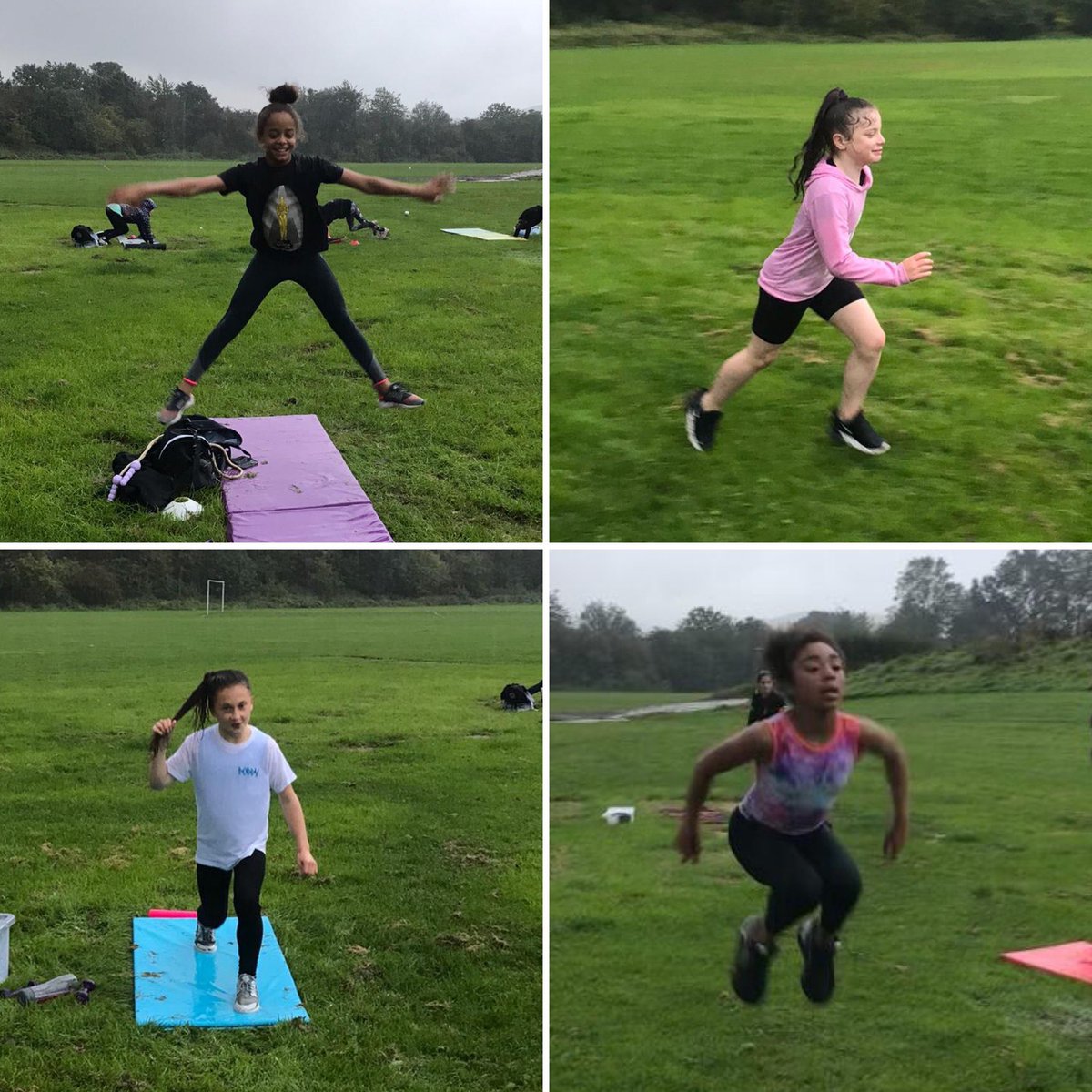 TSOGtameside's tweet image. A cold &amp;amp; very wet conditioning session this week 💨🌧☔️💦  #weneedasportshall @active_tameside @TamesideSN @newsintameside @BritGymnastics