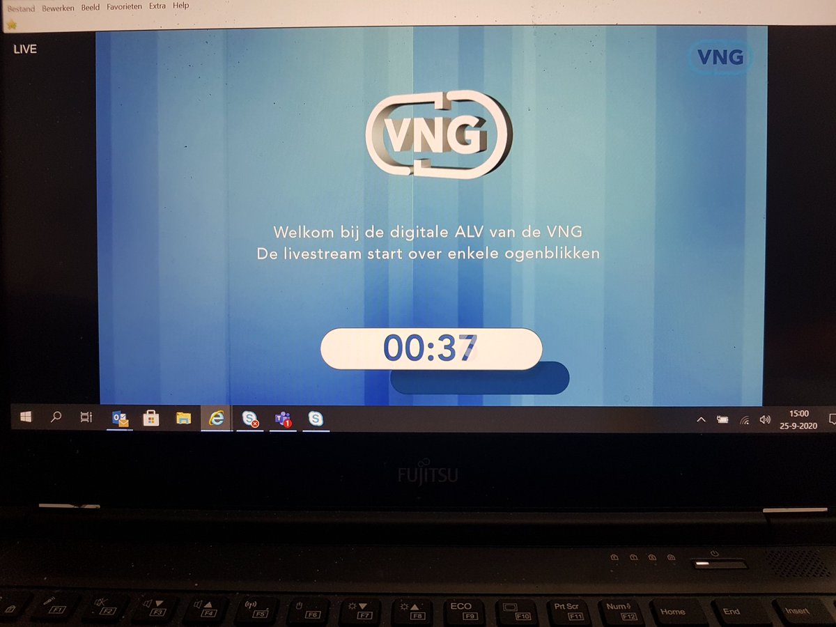 "Aanwezig" bij de digitale algemene ledenvergadering VNG