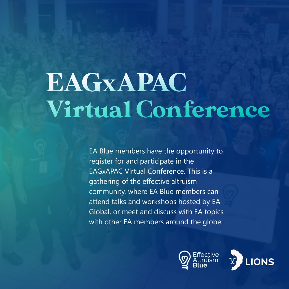 Effective Altruism Blue tweet media