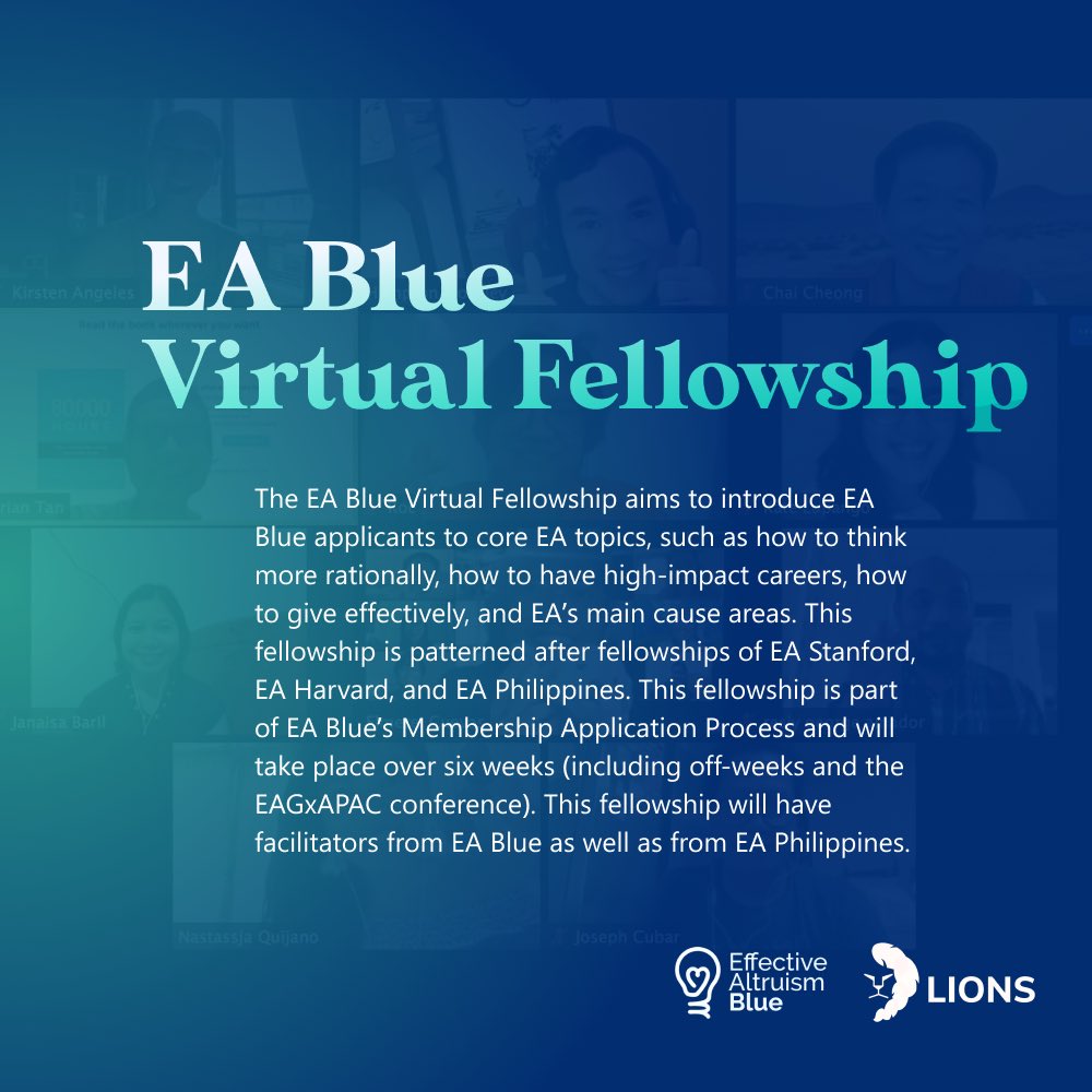 Effective Altruism Blue tweet media