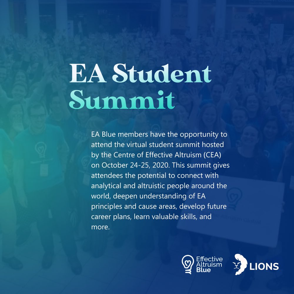 Effective Altruism Blue tweet media