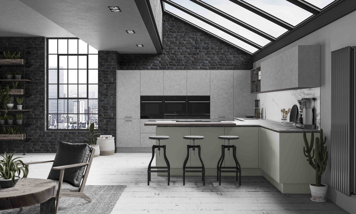 CRLstone's tweet photo. Make the perfect statement for city living with a Ceralsio Statuario worktop and splashback.
Kitchen design by @VolpiKitchens
#marbleeffect #statementkitchen #kitcheninspo #Ceramiccountertop https://t.co/GP3U1Iyiui