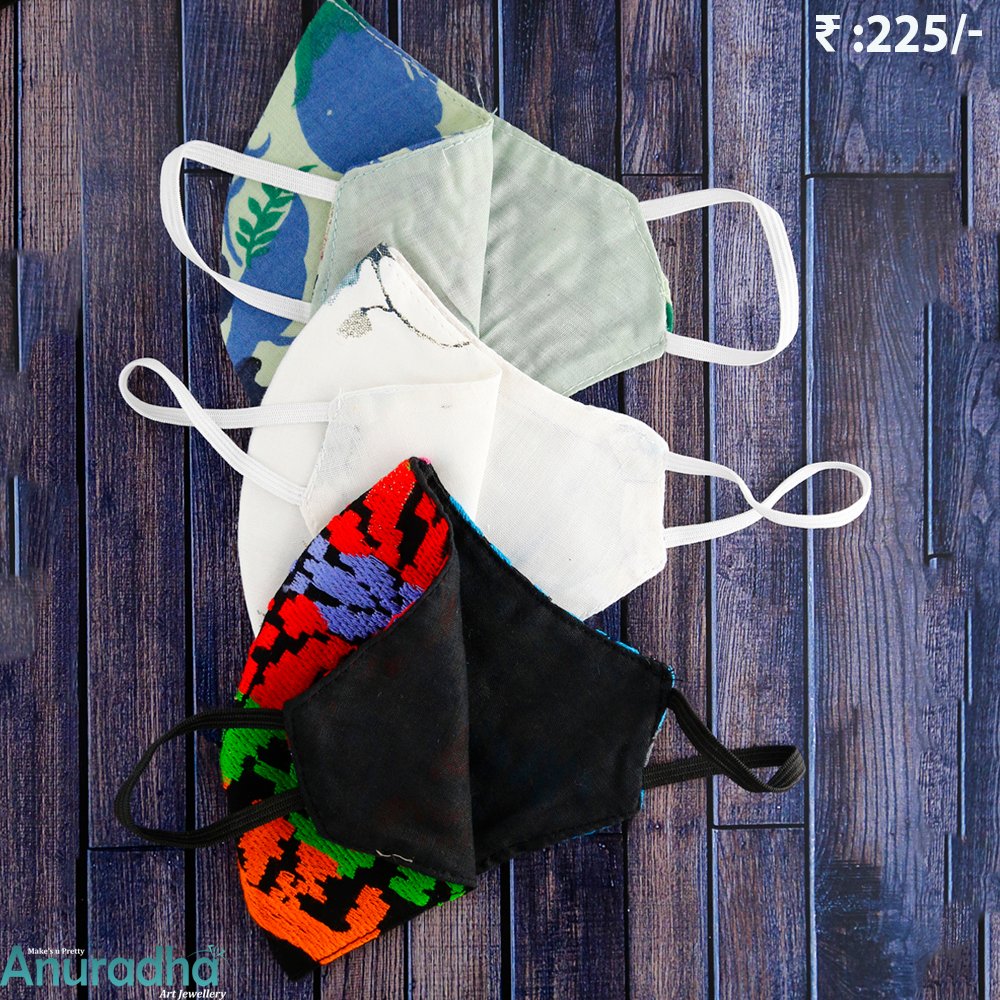 AnuradhaArts's tweet photo. 😍Multi-Color Cotton Printed Face Mask For Girls/Women @ just Rs.225/- 🤑 Hurry Up! Shop Now: https://t.co/wQh22Q5j16
-
-
-
#mask #facemask #cottonmask #printedmask #maskforgirl #maskforwomen #maskformen #maskonline #washablemask #fashionjewellery #anuradhaartjewellery https://t.co/8OVsFhsmZb