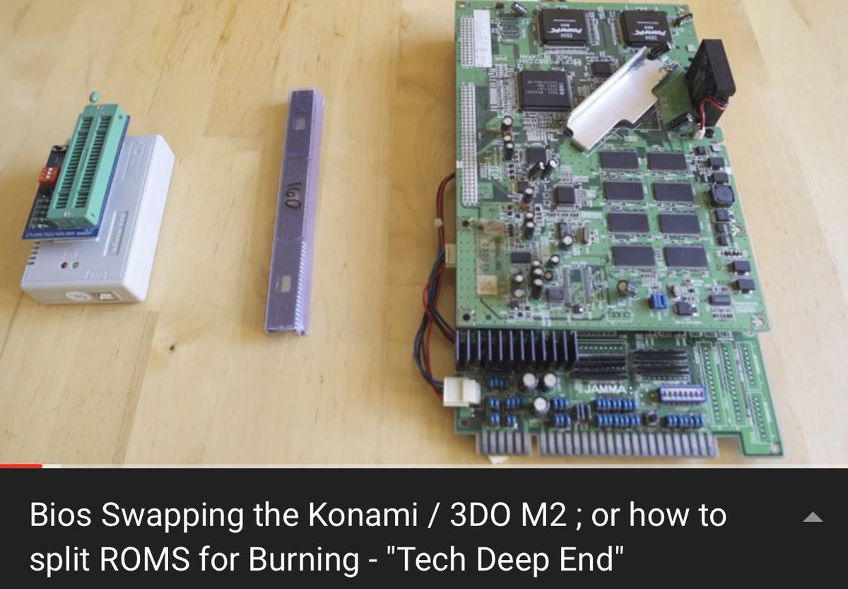 VEsoterica's tweet image. New vid! A WIP project to get 3DO M2 software booting on the Konami M2 and vise versa! Still not there yet but one day soon! Go watch and see if you have some ideas : youtu.be/K-F0HLZhBJg #3do #3dom2 #RETROGAMING #retrogamer #arcade #arcadegame #modding #videogames #gaming
