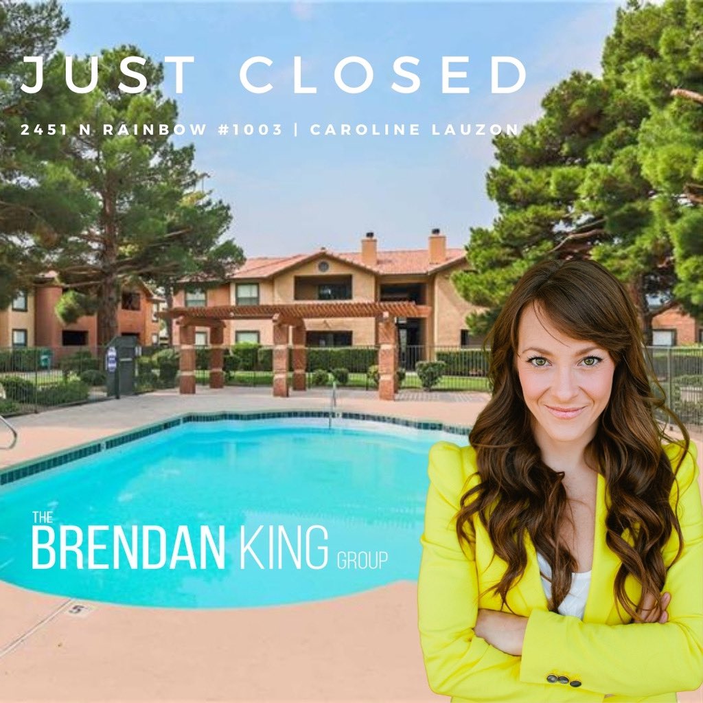 kingvegashomes's tweet photo. ***𝙲𝙻𝙾𝚂𝙴𝙳***

2451 N Rainbow blvd #1003 |Caroline Lauzon

Congratulations to our agent Caroline Lauzon for helping her client buy his charming condo.

Thinking of buying your house?Give us a call 702.625.3457 ☎️

#RealEstate #LasVegas #condo #AmazingLocation #Pool #gated https://t.co/XfgQklwjzP