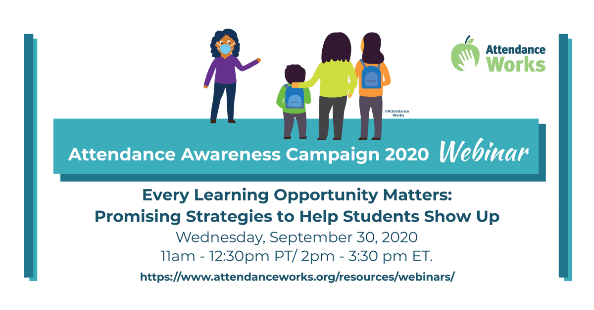 Five days and counting until our final AAC 2020 webinar! Speakers from Butte County, CA, East Haven, CT,  Baltimore, MD, and Brooklyn, NY will share promising, trauma-informed approaches to engage and support students and families. Register zoom.us/webinar/regist… #SchoolEveryDay