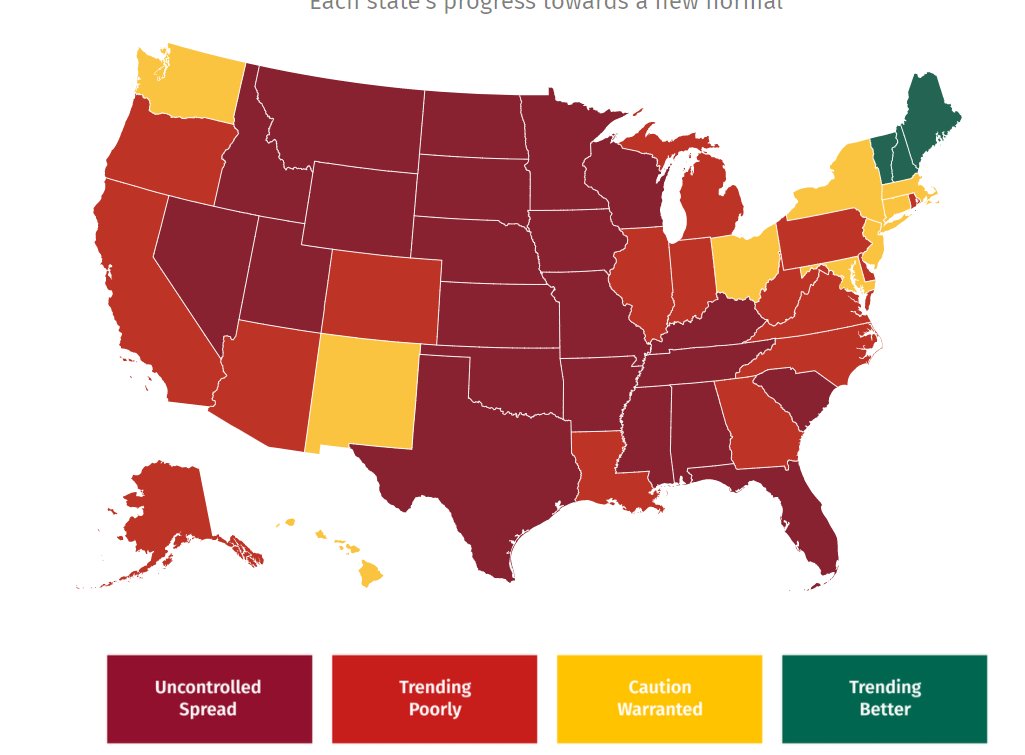 Non vogliamo che questo accada anche in Italia, e tutto dipende ESCLUSIVAMENTE dal nostro comportamento. Non abbassiamo la guardia e salvaguardiamo la salute di tutta la nostra comunità. (grazie a <a href="/mpersivale/">mpersivale</a>)

covidexitstrategy.org