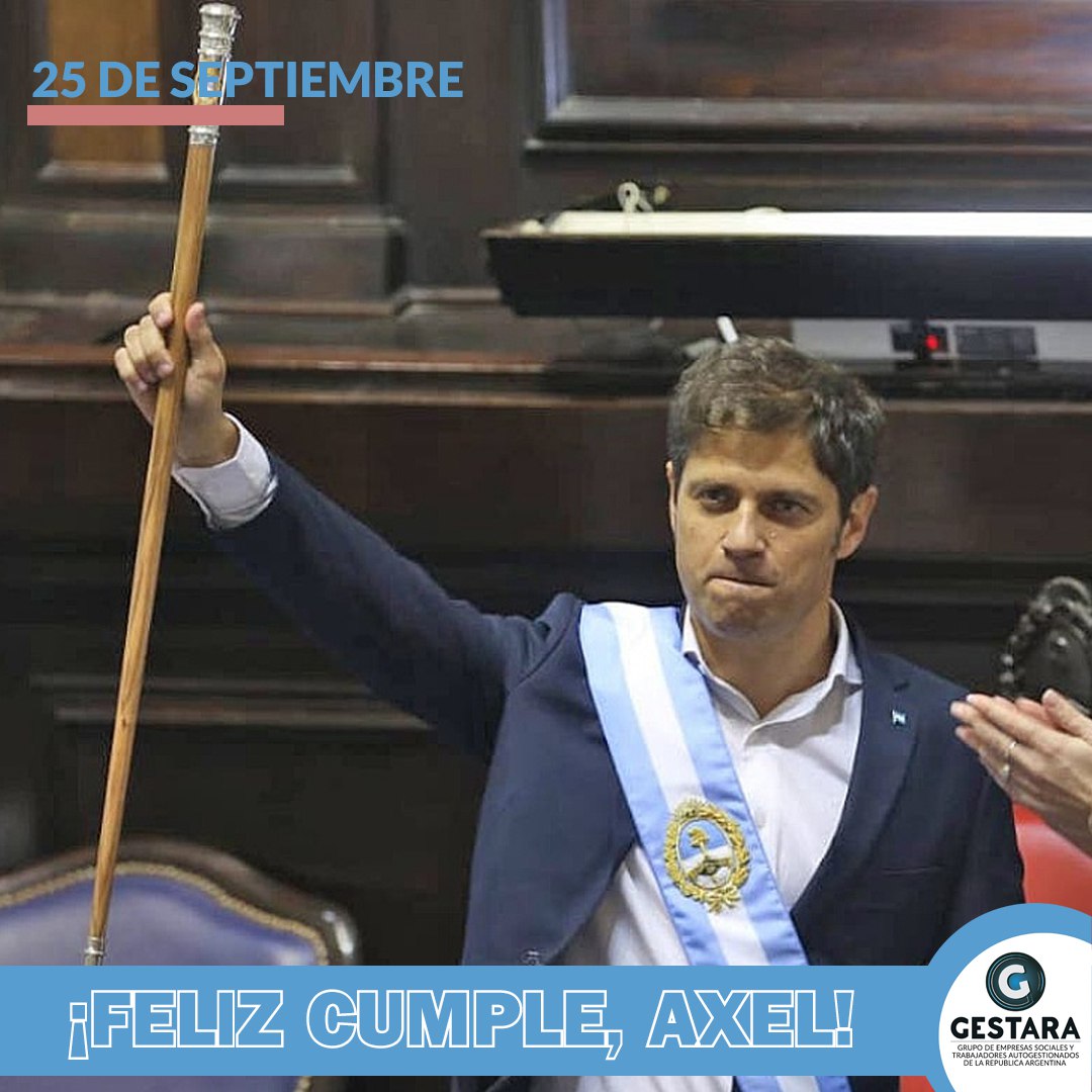 🎂 Feliz cumpleaños, <a href="/Kicillofok/">Axel Kicillof</a>

Orgullosxs del gobernador que elegimos para poner a la provincia de Buenos Aires en marcha.

👊 Gracias por tu compromiso, coherencia y por devolverle la esperanza al pueblo bonaerense.

#AxelCumple