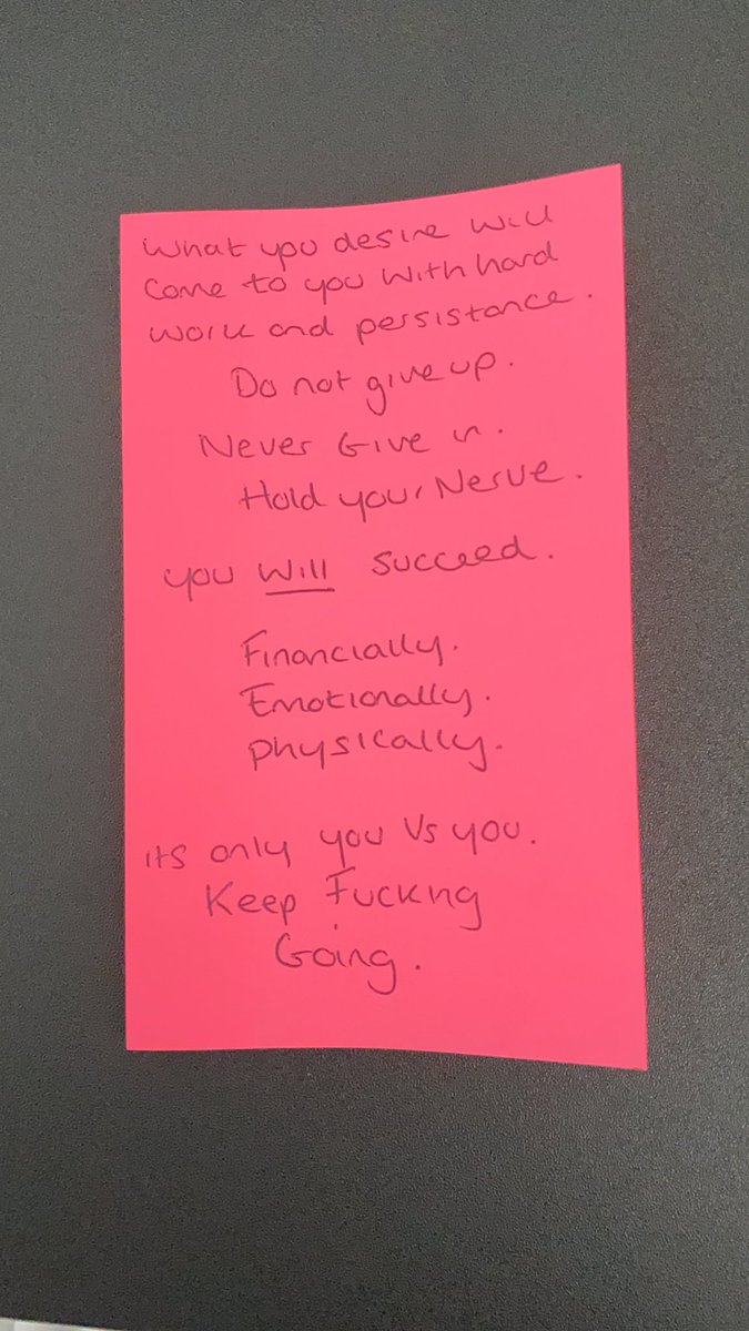 BrensonKit's tweet photo. For anyone else that needs to hear my post it note scribbles today https://t.co/2D8t3zdrYl