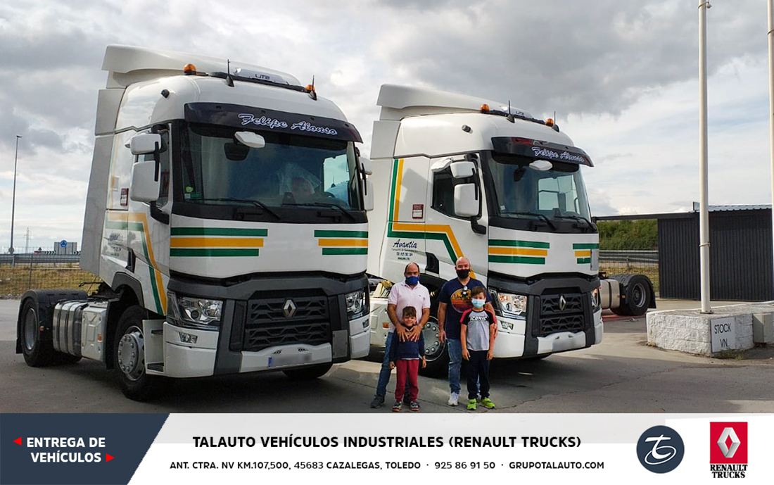 TalautoVI's tweet image. Nueva entrega de 2 unidades V.O. T 480 para esta gran familia 👨‍👨‍👦‍👦🚛🚛Enhorabuena, que los disfrutéis mucho!!
Gracias por confiar en #talautovehículosindustriales #renaulttrucks #GrupoTalauto