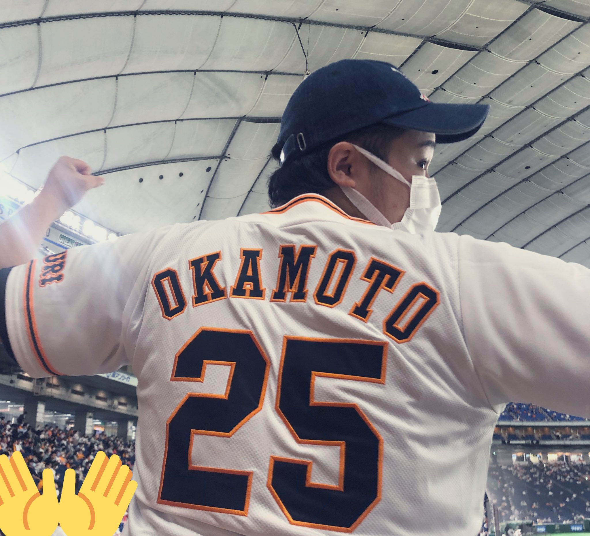 ンダホ Fischer S 念願のプロ野球観てきた 岡本選手のホームランが目の前通過してって興奮した 今年はあと何回か行けたら良いな 元気もらった ワッシも動画も野球も頑張ろっと あ そして 小5クイズ観てくれた方ありがとう