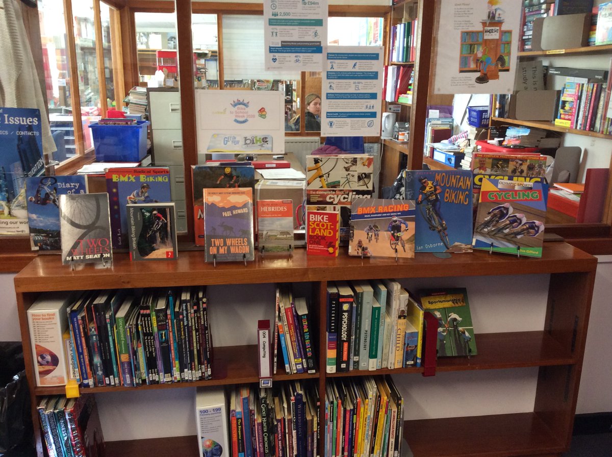 TurAcadLibrary's tweet image. Exercise body and mind with Bike to School Week (28th Sep - 2nd Oct).