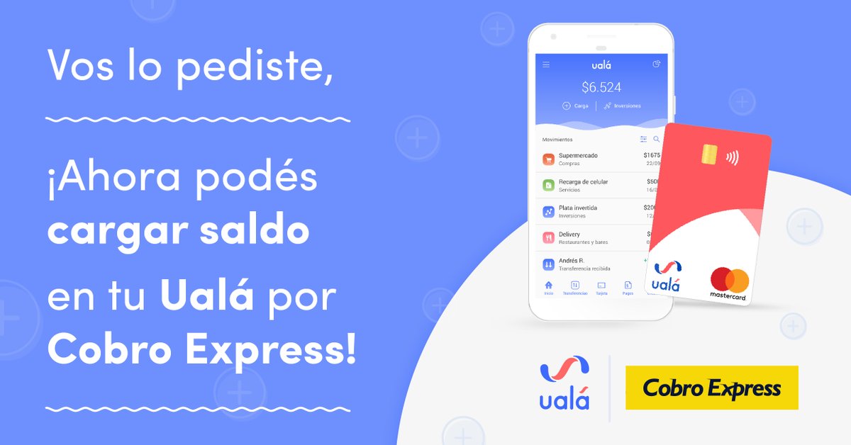 pbarbieri's tweet image. Dicen que no hay que lanzar producto los viernes. Por eso hoy en @uala_arg lanzamos cargas con Cobro Express. Casi 2000 puntos de carga más a nuestra red. Cada vez más federales e inclusivos. Siempre gratis y en vivo. Así lo pidieron, así lo hicimos. Somos #ElLadoBuenoDeTuPlata