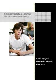 Advent_IM's tweet image. Safety and security at universities is an important factor that students and parents may feel is vital. Paying huge fees should guarantee that appropriate levels of security are inherent within the infrastructure. #Whitepaper #UniversitySecurity