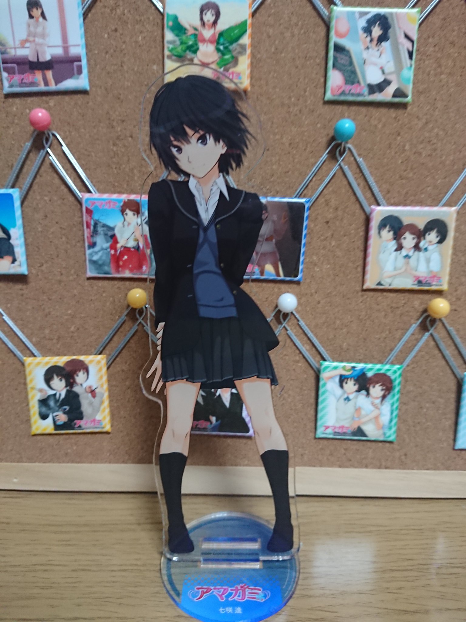 こころ Na Twitteru 七咲逢アクリルスタンド 去年の創設祭で買ったものですね このポーズかなりお気に入りです 保存用としてさらに２つ買ってます アマガミ 七咲逢 七咲逢グッズ