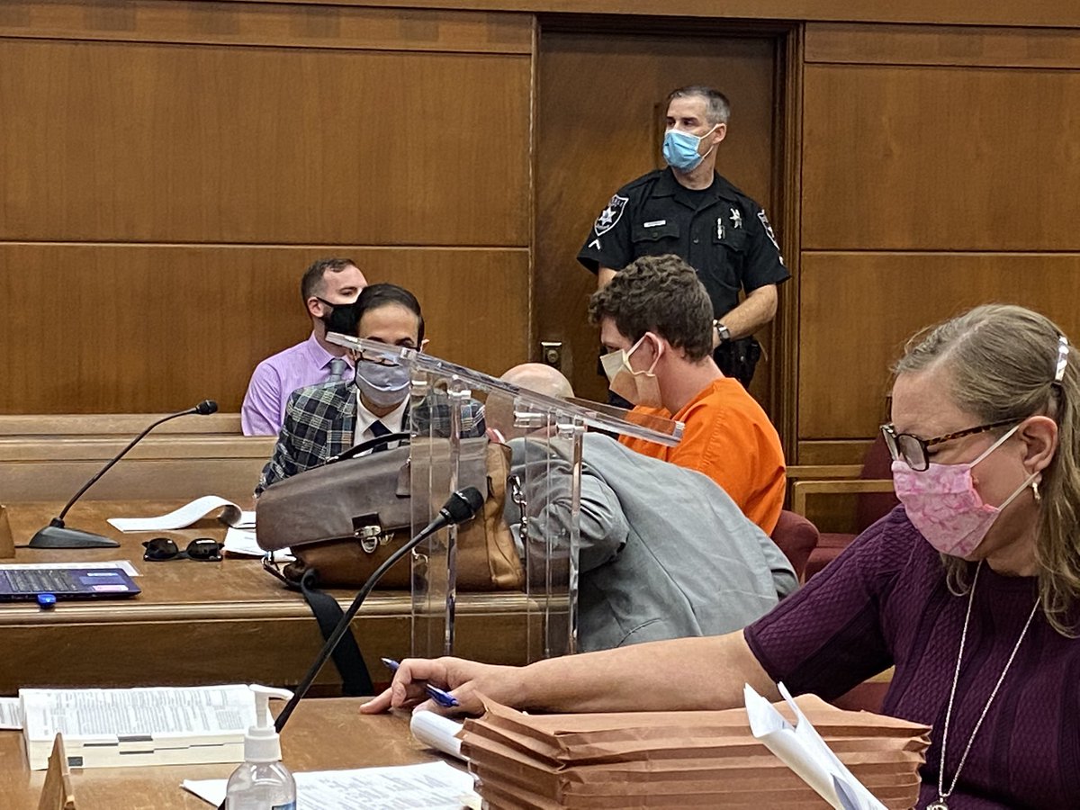 Back in court today for Chase Hardin sentencing. He was found guilty back in August of two counts of second-degree sexual assault, each charge carries sentence of 10-25 years on each count.
